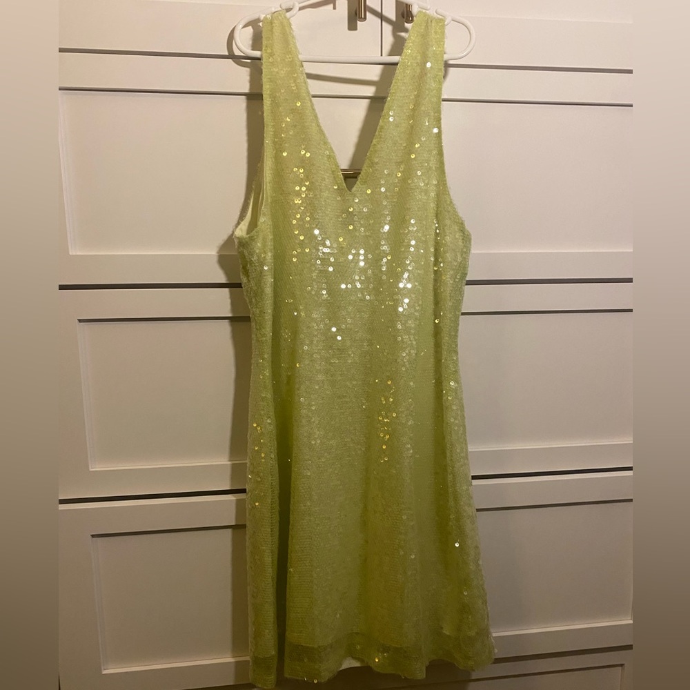NWOT A New Day lime sequin dress!